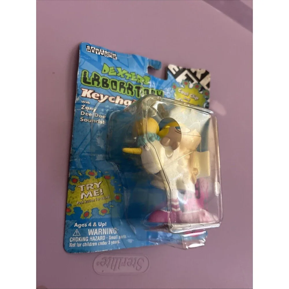 Dexter's Laboratory Dee Dee Cartoon Network Talking Keychain Working Talks